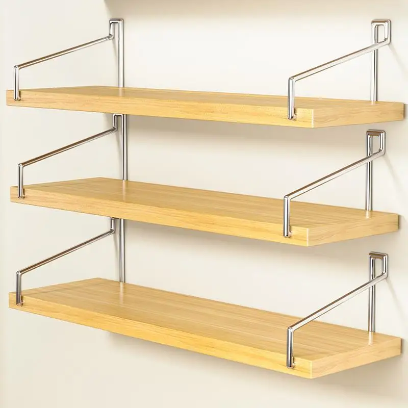 Prateleira de Parede Sem Perfuração para Sala de Estar, Suporte para Projetor e Roteador, Estante de Livros Suspensa para Quarto