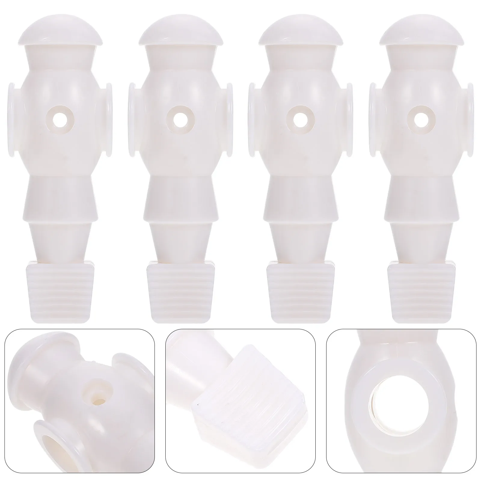 

4 шт. легких полимерных сменных фигурок игроков для настольного футбола, аксессуары для настольного футбола, механические детали для футбола, фигурки игроков для настольного футбола