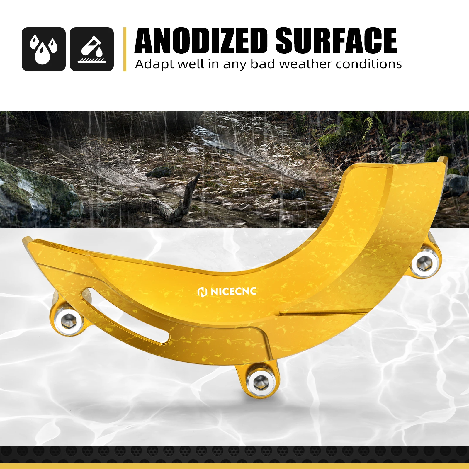 NICECNC لسوزوكي DRZ 400 SM 400SM DRZ400SM 2005-2024 DRZ400S 2000-2024 2023 DRZ400 S SM DRZ 400SM 400S الإشعال الجزء الثابت الحرس