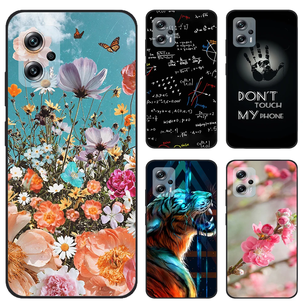 Soft Cover for Xiaomi Poco X4 GT Case 5G Soft Silicone Wolf Lion Cases For Xiaomi Poco X4 GT 2022 Covers TPU Bumpers Cute 6.6''