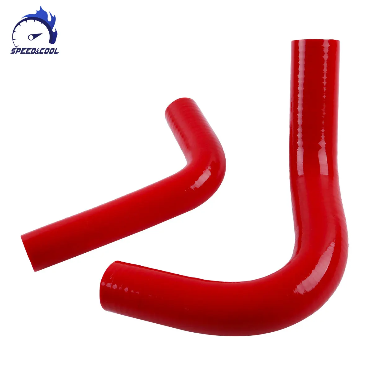 SPEED&COOL For 1949-1954 Chevy Pickup Bel Air Fleetline V8 Silicone Radiator Coolant Pipe Tube Hose Kit