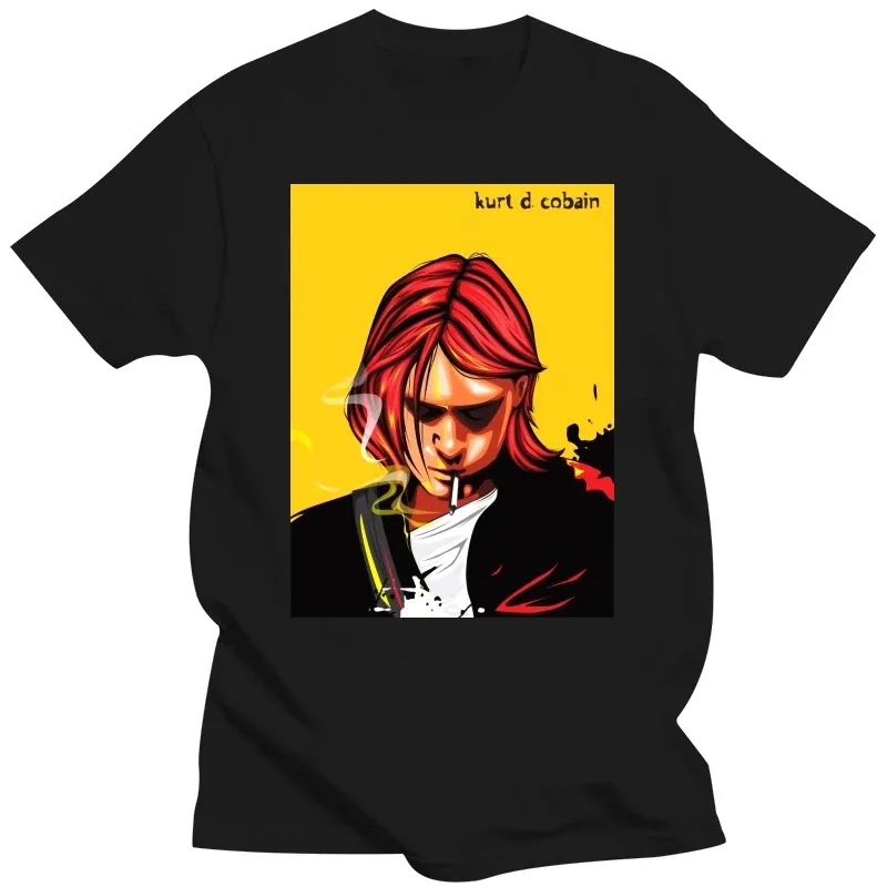 PRIA WANITA PREMIUM DISTRO SABLON DTF DTG DESAIN KURT D COBAIN T Shirt