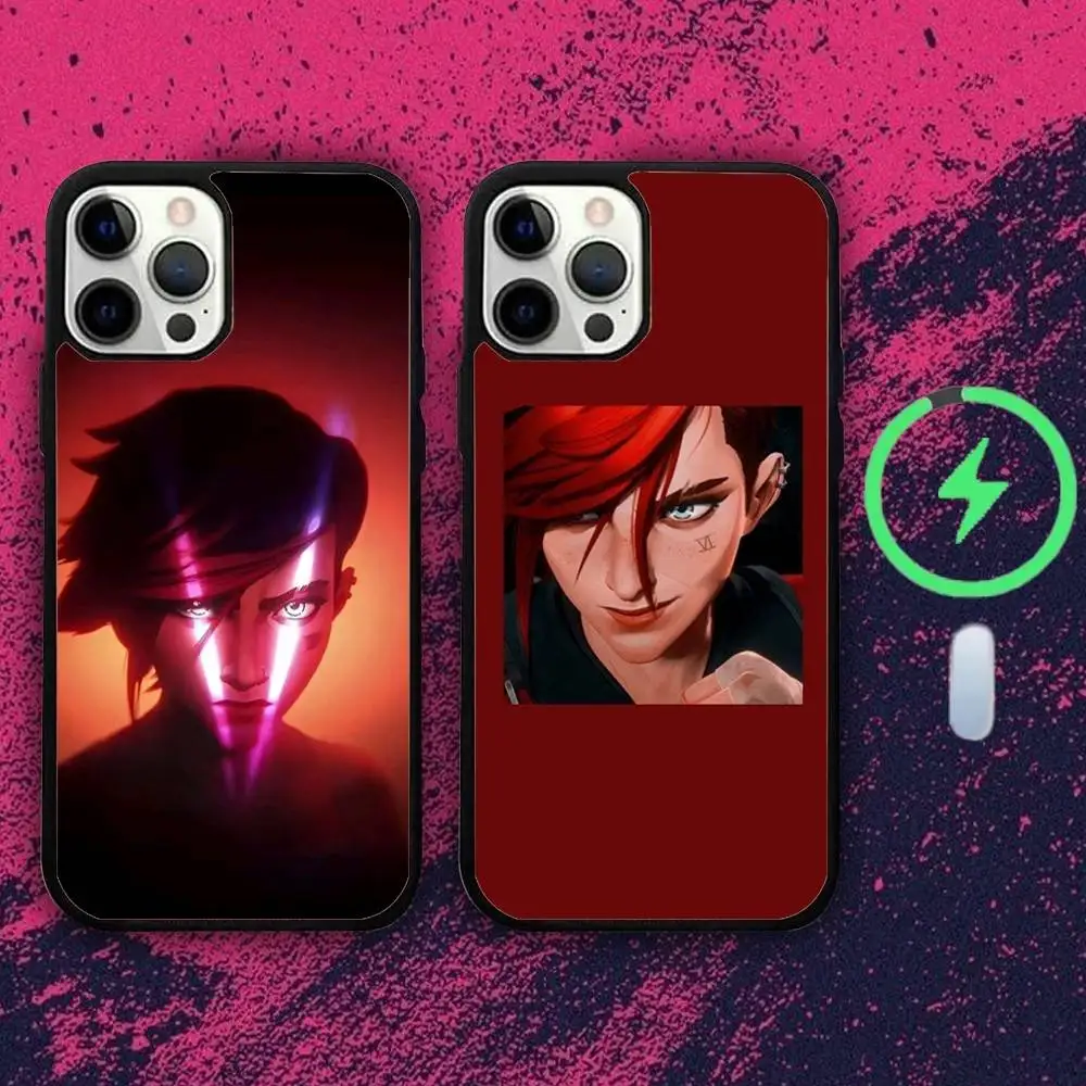 

A-Arcane Game V-Vi Phone Case For iPhone 16e,16,15,14,13,12,11,Plus,Pro,Max,Mini Magsafe Magnetic Wireless Charging