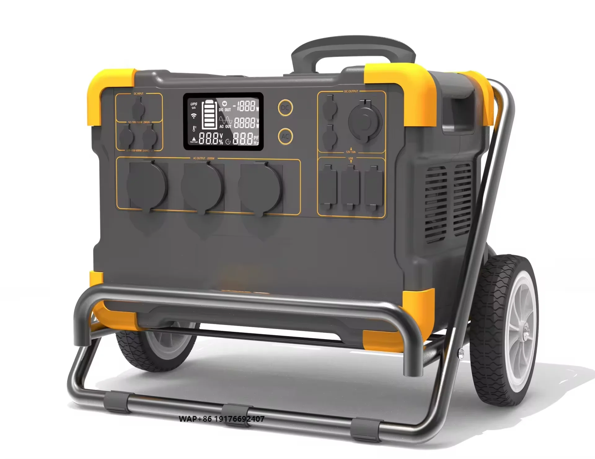 

3600W 3072Wh Portable Power Station Lithium Battery Solar Outdoor Solar Power Station APP Control