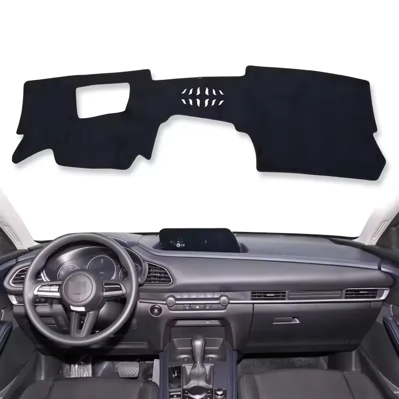 

for Mazda CX-30 CX30 2019 2020 2021 2022 2023 2024 Car Dashboard Mat Sunshade Protective Carpet Dash Pad Dashmat