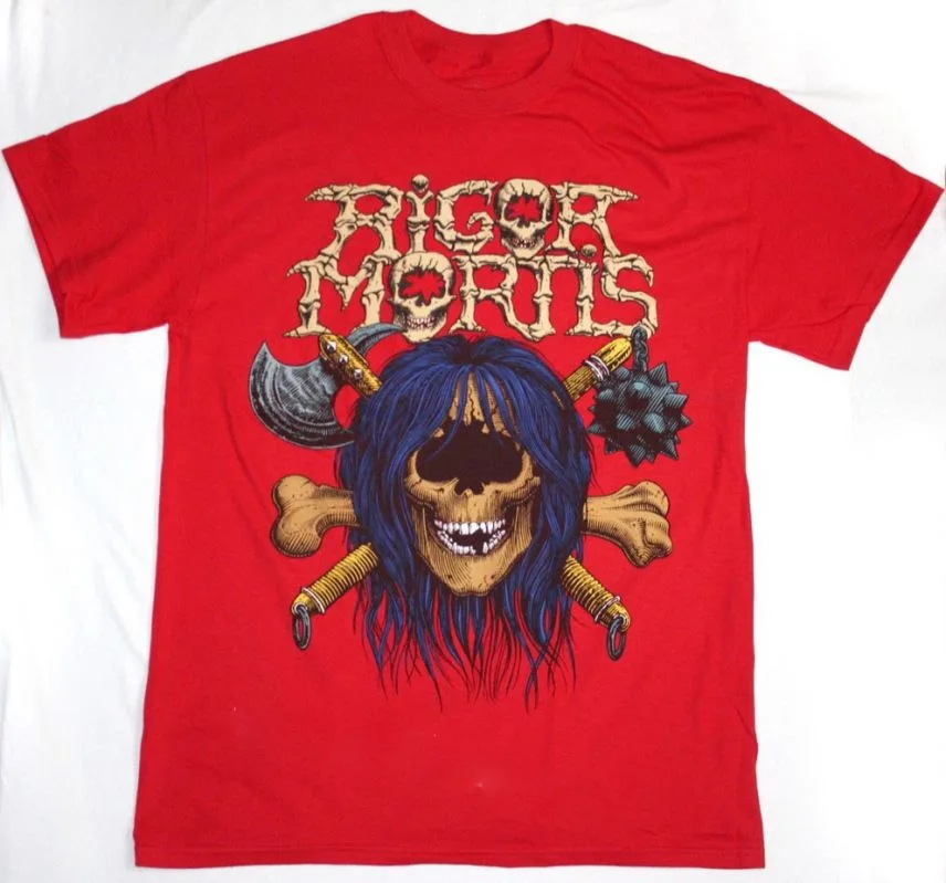 Rigor Mortis T Shirt Cotton Red All Size S to 5XL BE1508