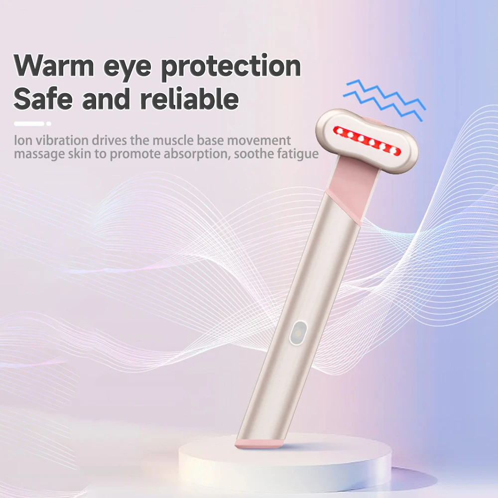 Eye Beauty EMS Massager Instrument, Dispositivo de rádio alta frequência, Sob os olhos para círculos escuros, Remoção de bolsos