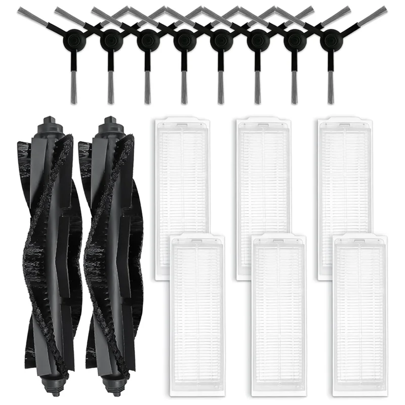 Wyze WVCR200S 로봇 진공 청소기 롤러 메인 사이드 브러시 Hepa 필터 교체 액세서리 용 M04K