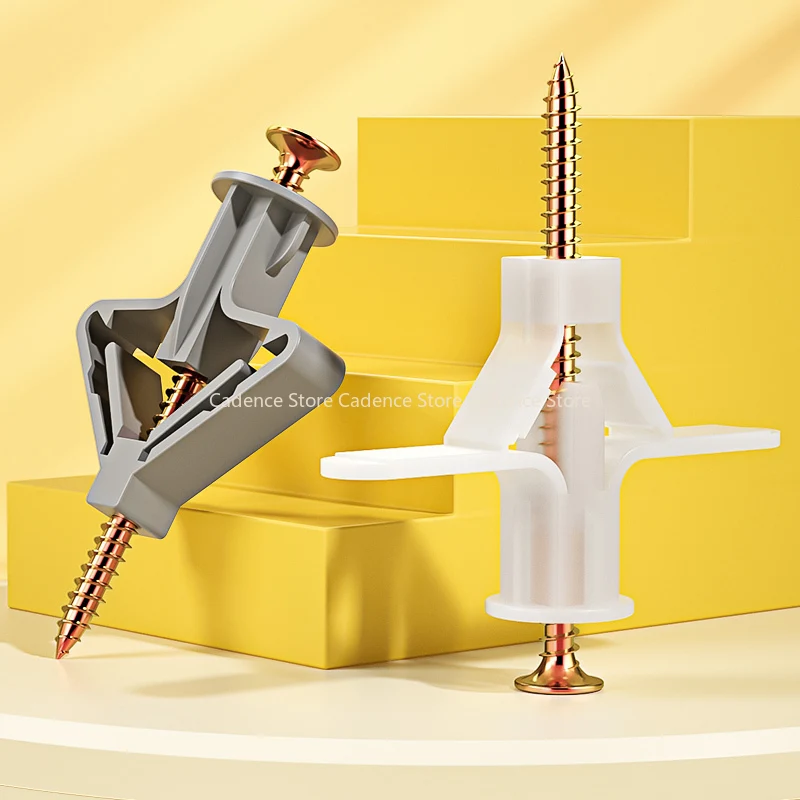 

Plastic Aircraft/Butterfly Type Gypsum Board Anchors Drywall Fixings Bolts Curtain Wall Expansion Tube Self-Tapping Nail Screws