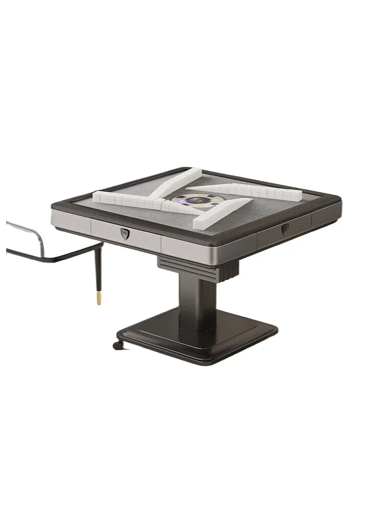 CX push-free card rotor, automatic household silent dining table dual-purpose double folding mahjong table