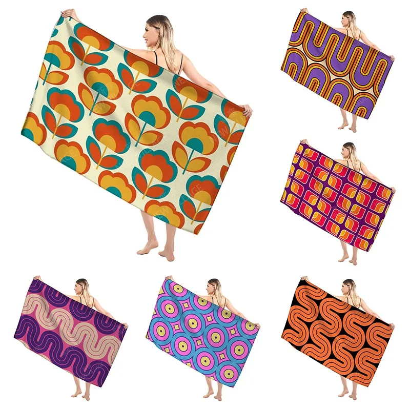 Bathroom Bath towel for adults sauna Large beach Gym towel Large hotel woman shower quick drying microfiber simple abstract