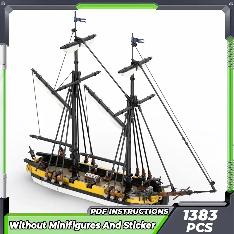 Moc Building Bricks Military Model Royal Navy Chartered War Boat Technology Modular Blocks Gifts Toys For Children DIY Assembly