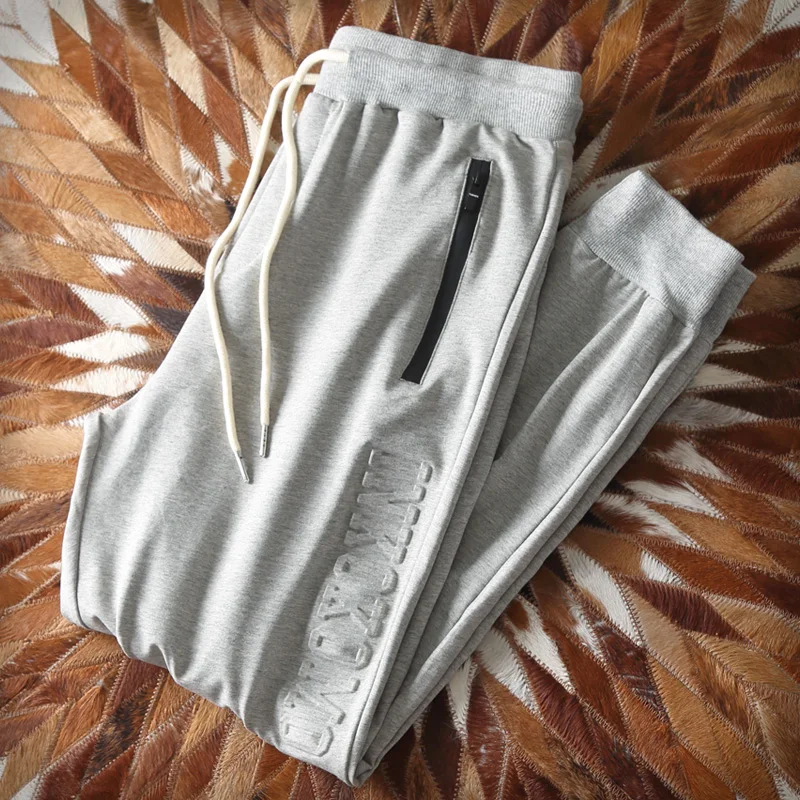 

Loose Men's Sports Pants Harlan Long Pants Casual Loose Fit Printed Sweatpants Youth Active Sle Summer Autumn mid Waist