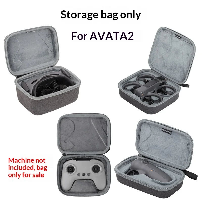 

Suitable for DJI AVATA 2 aircraft storage bag, remote control handle, joystick protection box, glasses Goggles3 accessories