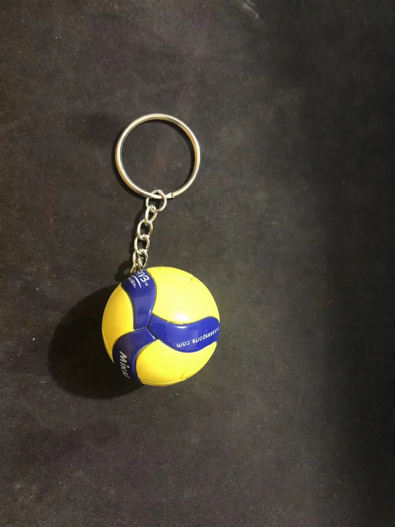 Personalizado Voleibol Pingente Keychain, Hardware PVC Pingente, Prêmio Do Concurso, Presentes De Negócios, 3.8cm