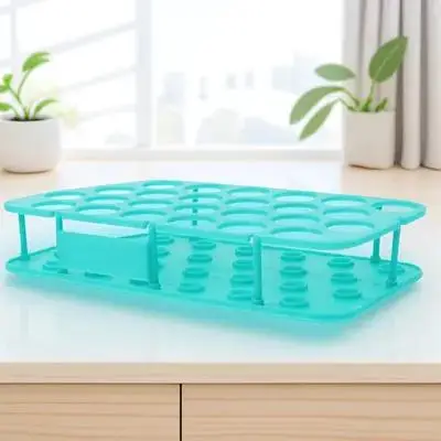 

1pc Plastic Stand 50Ml 25 Holes Light Weight Laboratory Holder Rack Scientific Industrial Use