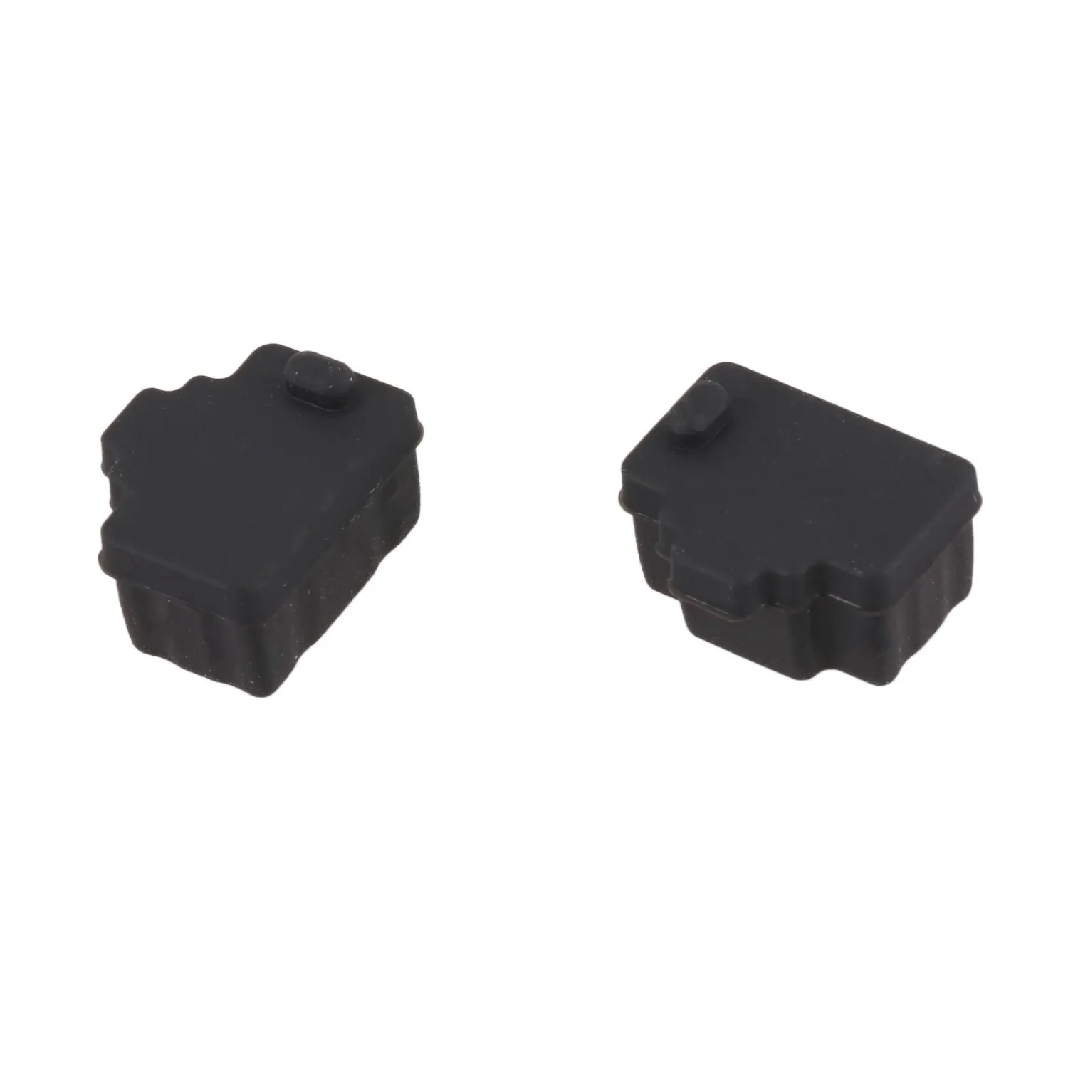 Ethernet Hub Port RJ45 Anti Dust Cover Cap Protector Plug 10Pcs Black