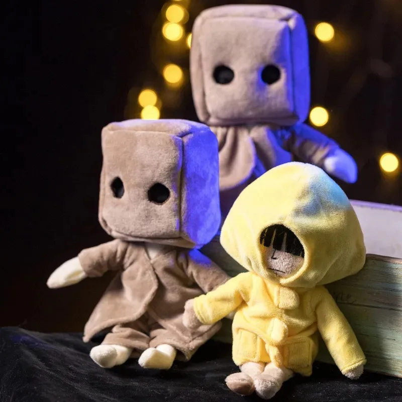 

30 см плюшевая игрушка Little Nightmares, популярная мультяшная фигурка, кукла, приключенческая игра, мягкий подарок, игрушки для девочек, детская коллекция фанатов, плюшевые игрушки