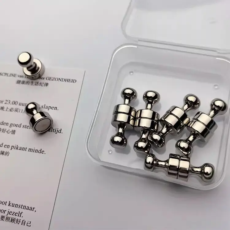 5/10 Stück Starke Magnetnägel Kühlschrankmagnet Küche Hoto Wandnachrichtentafel Magnetische Aufkleber Büro Tafel Deko – Detail 6