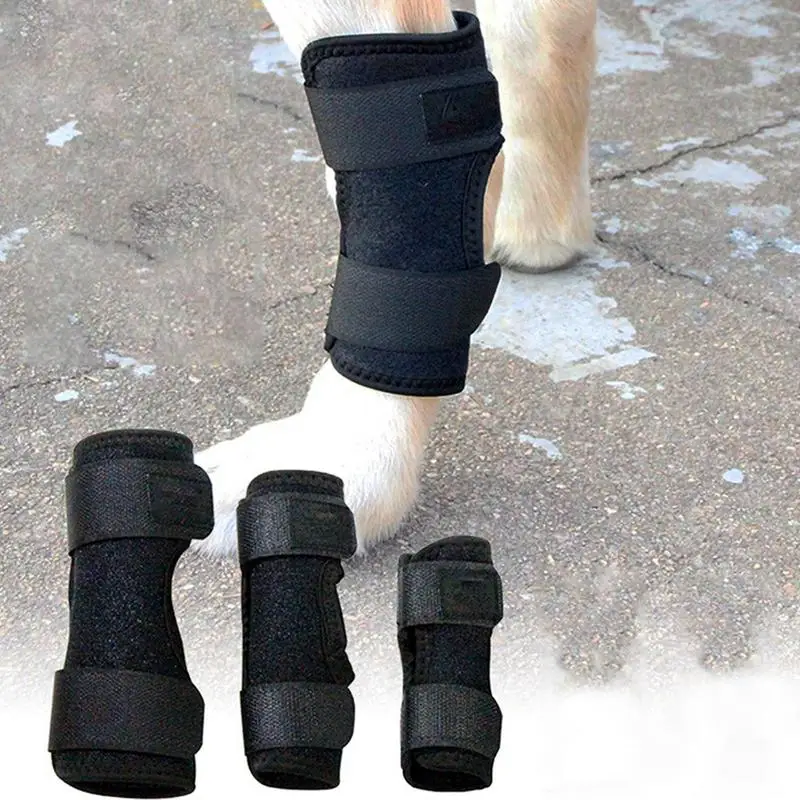 Back Leg Support For Dogs Dog Leg Sleeve Knee Brace Dog Splint Knee Support Anti-Licking Ankle Brace Joint Compression Wrap For