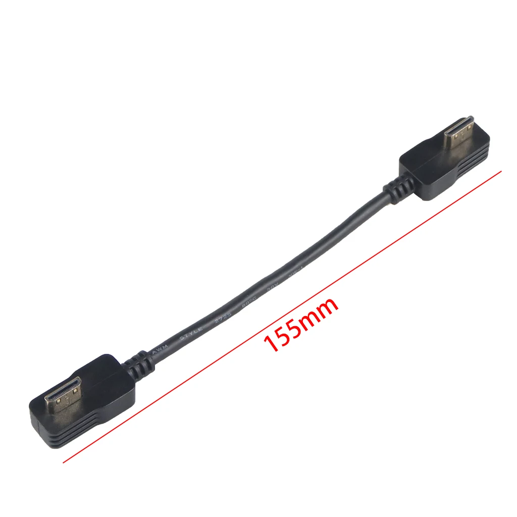 Kabel przejściowy Mini HDMI kompatybilny z Mini HDMI do odbiornika Shark Byte RX5.1 do okularów FPV Skyzone Fatshark