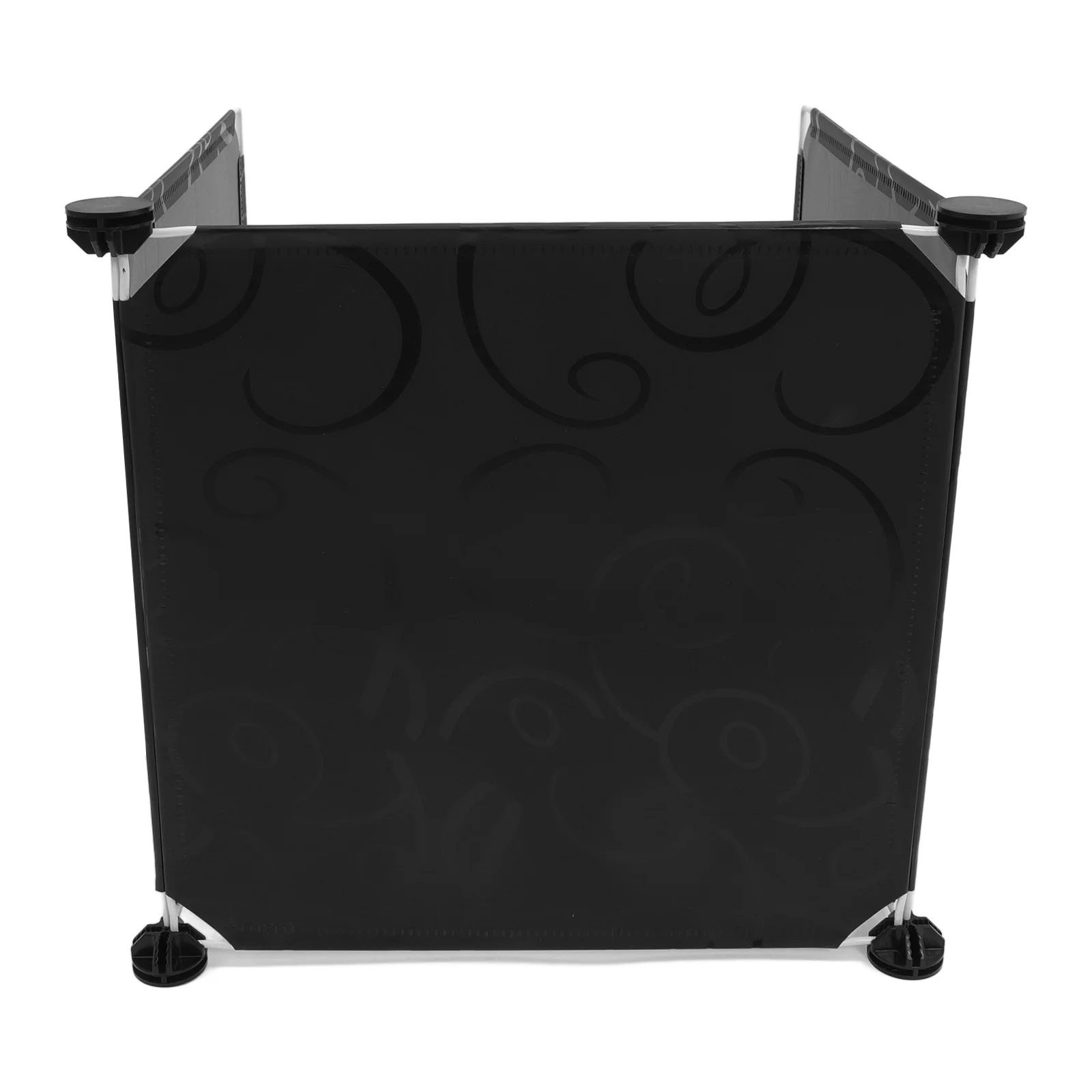 

3 Pcs Litter Litter Box Protector Splash Guard Black Engraved Privacy Protector Large Size Pet Toilet Supplies Enclosure