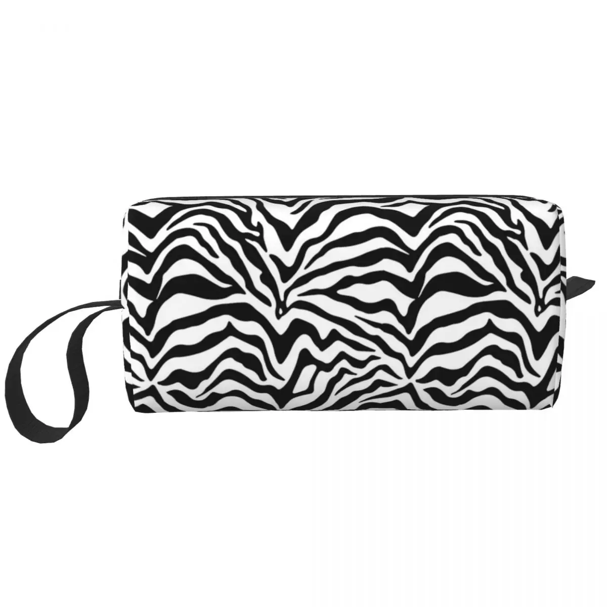 

Zebra Print Makeup Bag Cosmetic Organizer Storage Dopp Kit Toiletry Cosmetic Bag for Women Beauty Travel Pencil Case