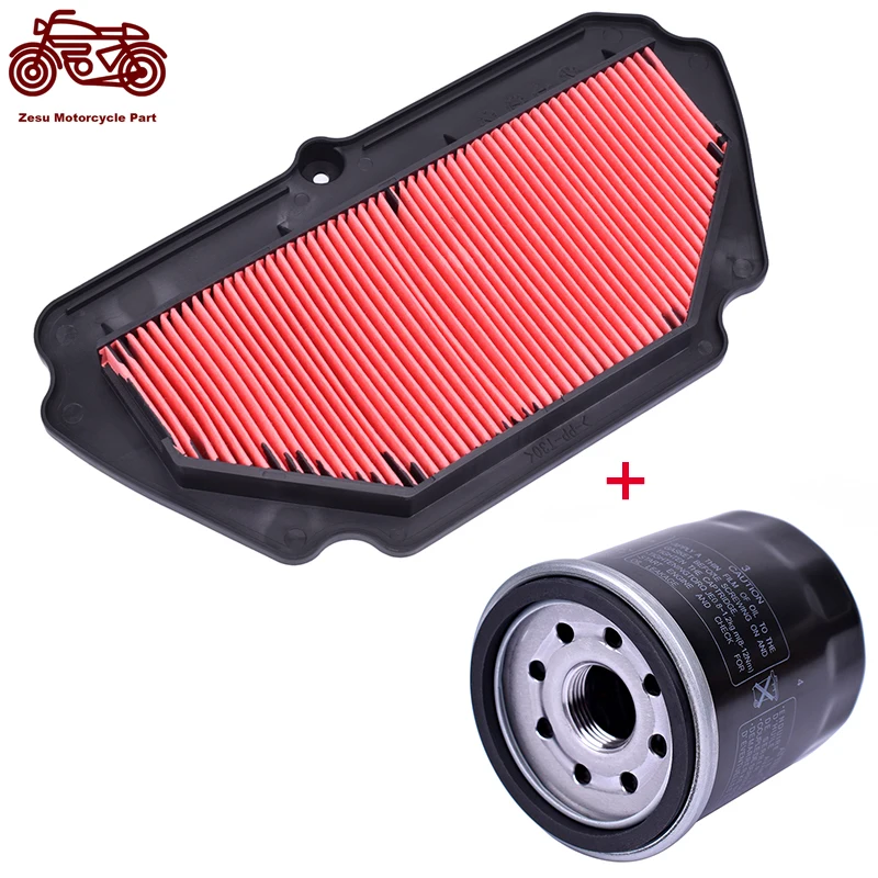 

Motorcycle Air Filter and Oil Filter Cleaner Kit for Kawasaki ZX600 ZX6-R Ninja ZX636 ZX6R ZX-6R Ninja ABS 2021 2022 2023 2024