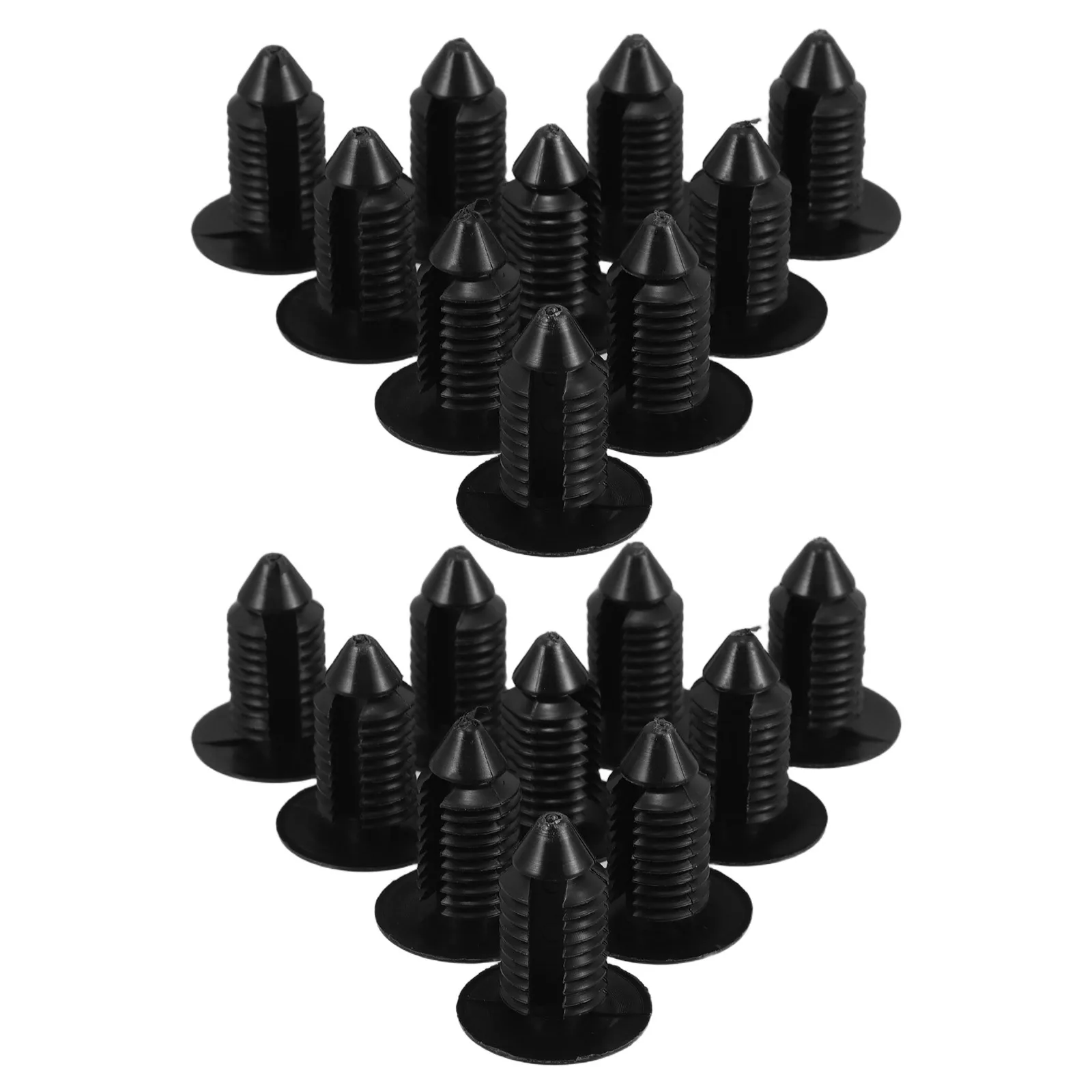 

20Pcs Black Plastic Car Fasteners Trunk Lining Clips Easy Install Vehicle Trim Retainer Clips Universal Auto Door Panel Fastener