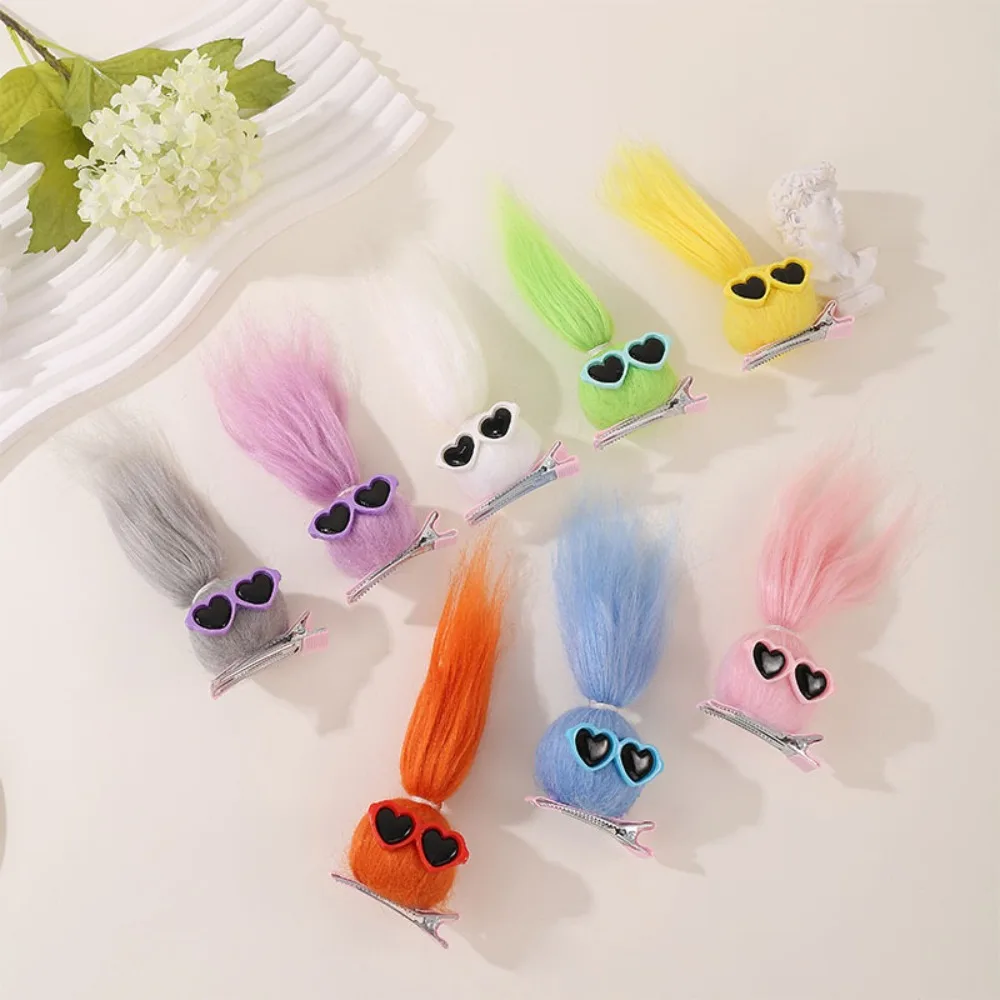 New Plush Funny Ugly Doll Hair Clip Headwear Sausage Mouth Doll Duckbill Clip Girl Bangs Hairpin Hair Clip DIY Hair Accessories