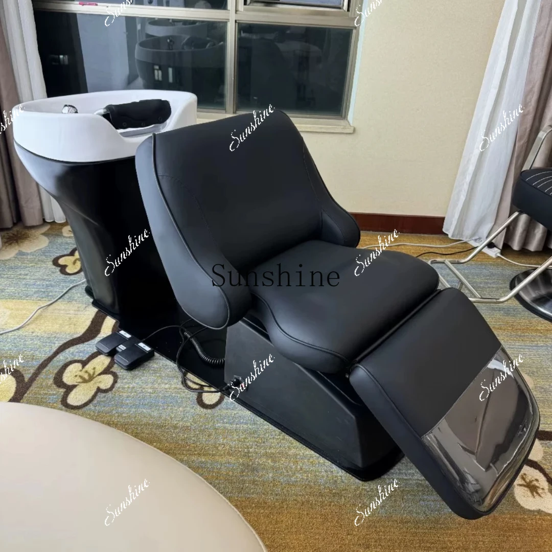 Hair salon special electric lift shampoo bed new Japanese physiotherapy bed  FT