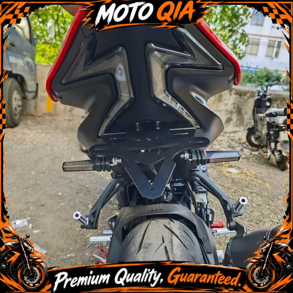 【High Quality​】For VOGE RR660S modified racing short rear license plate holder thickened license plate short bracket accessories