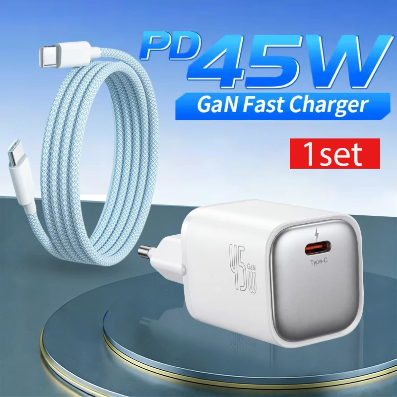 

Зарядное устройство 45W EU с быстрой зарядкой, адаптер питания Type-C, кабель Type-C для Realme, для Realme Neo, Narzo