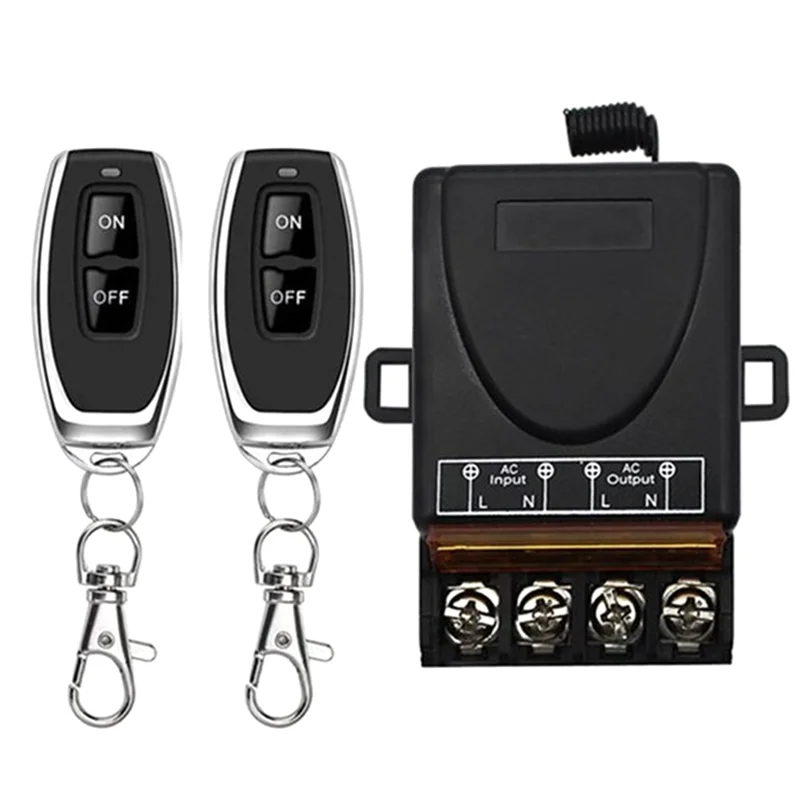 ABZW AC 220 В 30A 1CH 433 МГц беспроводной пульт дистанционного управления радиочастотный релейный приемник + передатчик выключения/включения