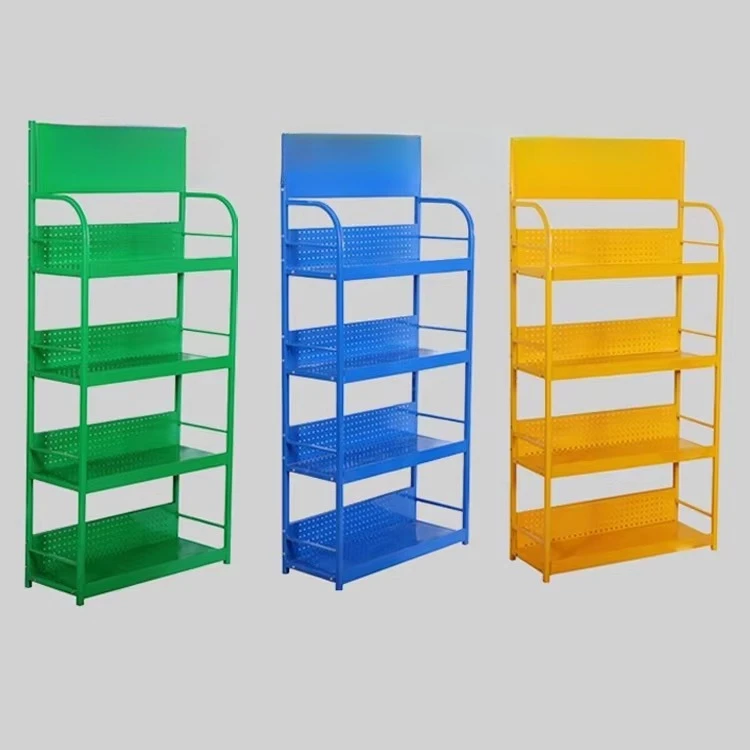Single-sided metal, auto parts, motors, engine body racks, lubricating oil display racks, garage store sales, grocery shelves