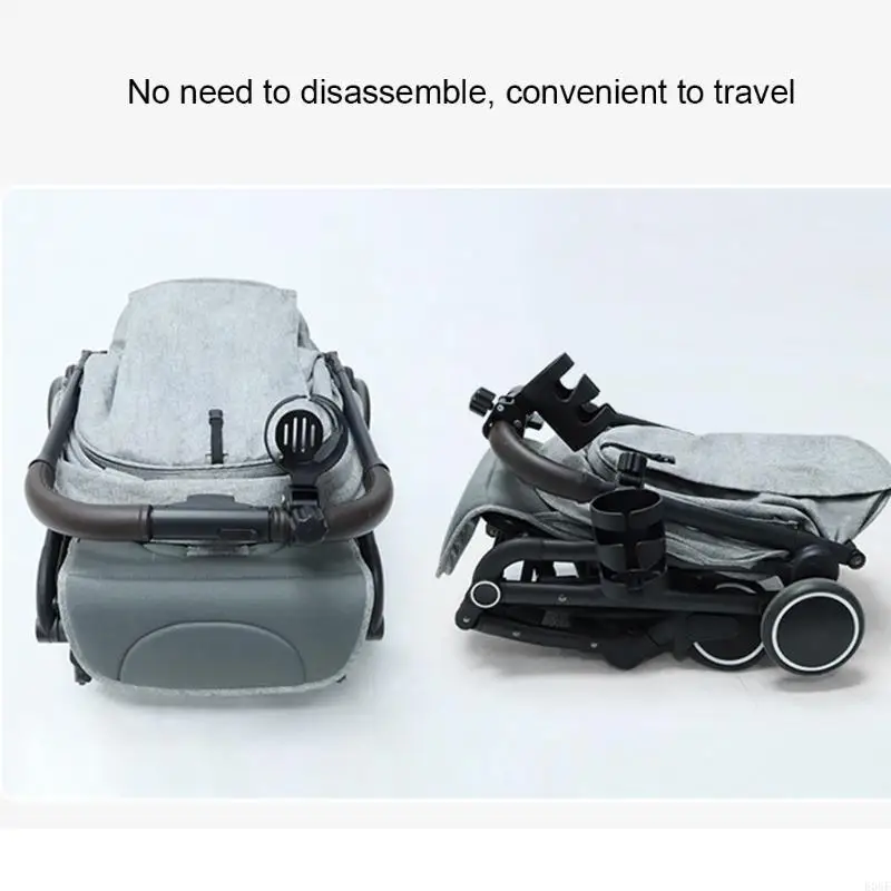 

E06F Baby Stroller Cup Holder Universal 360 Rotatable Drink Bottle Rack for Pram Pushchair Wheelchair