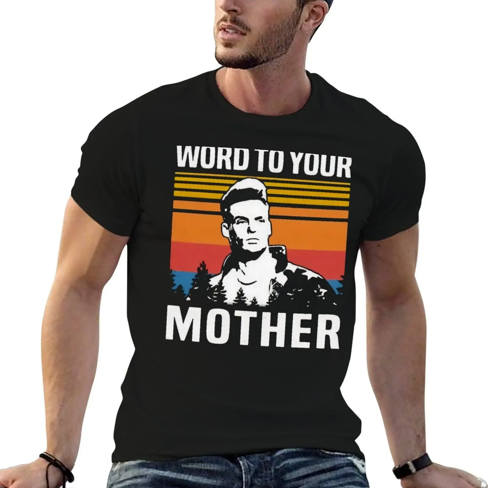 

Vanilla Ice - Word To Your Mother T-Shirt t shirts for man cotton t shirt for man T-Shirt