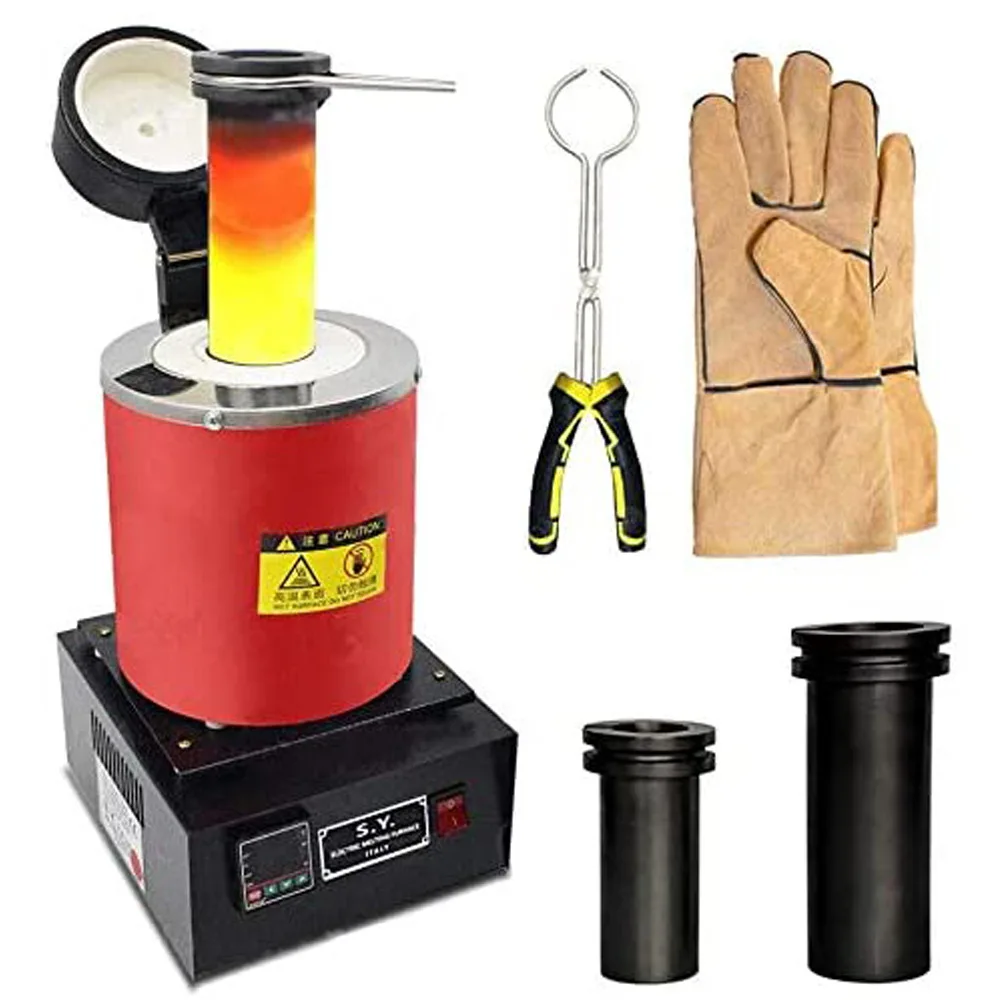 

Small Household 2KG Gold and Silver Metal Portable Metallurgical Melting Furnace Jewelry Tools