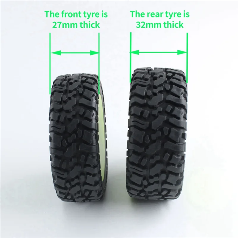 Pneus AS96-roues pour Wltoys 144001 144002 124008 124018 124019 124016 124017, pièces de mise à niveau de voiture RC
