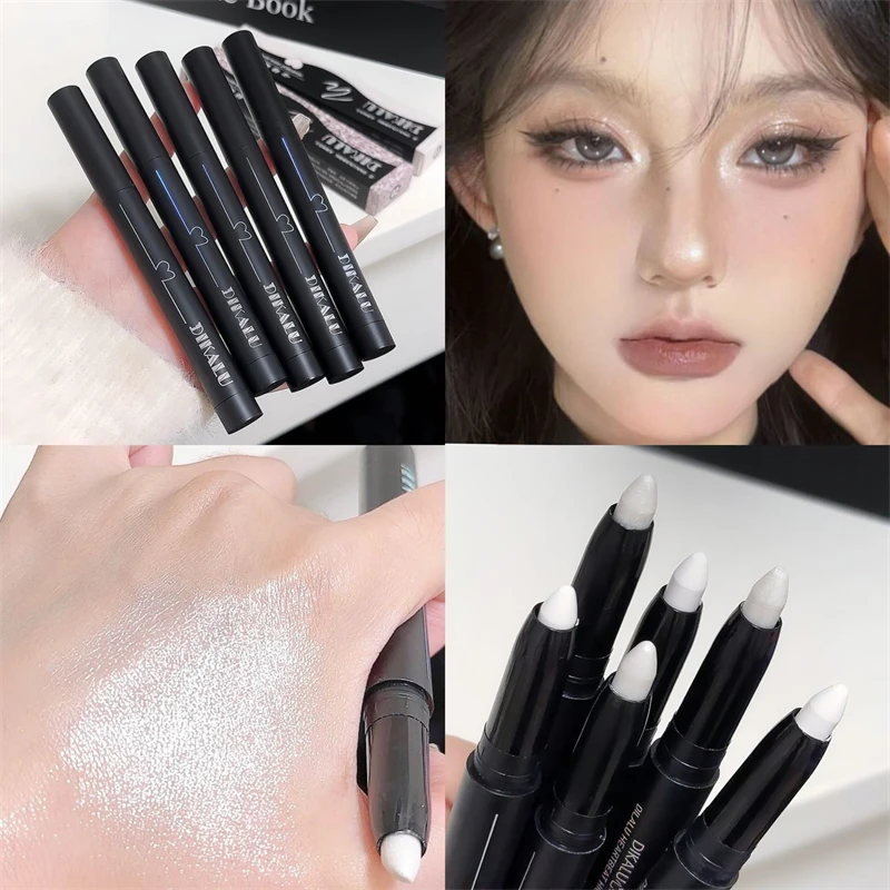 Fijn glans pareloogpotlood met verhelderend effect, langdurig, veegvast, met glanzend oogschaduwpotlood.