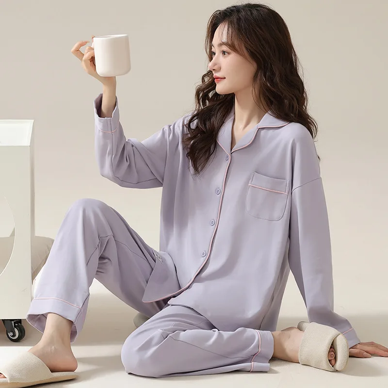 ropa-de-dormir-de-algodon-puro-manga-larga-cuello-redondo-ropa-de-casa-para-mujer-estilo-otono-primavera-pijamas-comodos