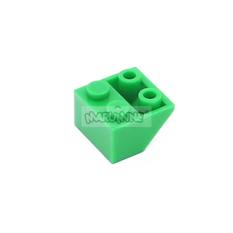 MARUMINE MOC Bricks 100PCS 2x2 45 Inverted Slope Classic Building Blocks Kit Compatible with 3660 City House Roof Accessories image 3