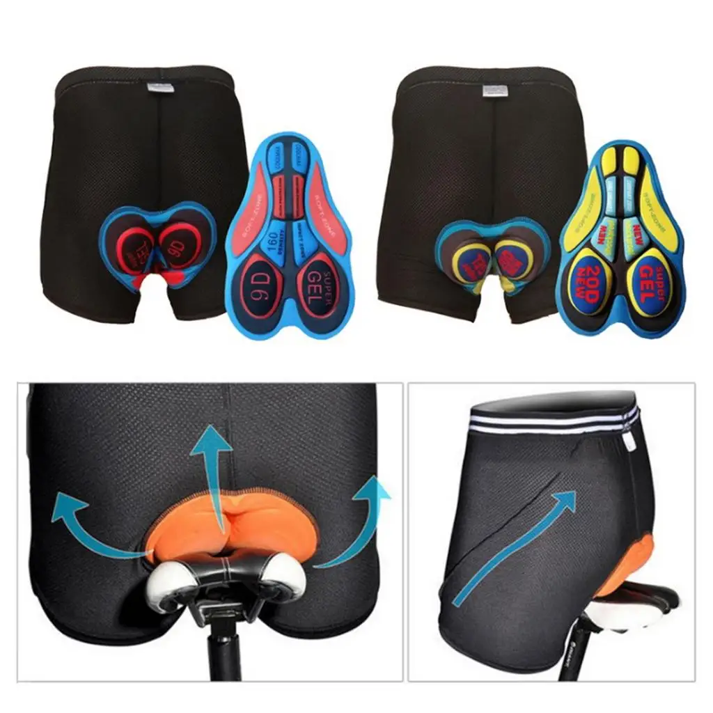 Cuissard de cyclisme pour homme, culotte rembourrée à haute élasticité, pantalon respirant rembourré, cuissard VTT