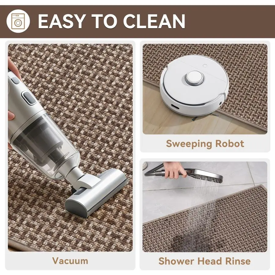 

Door Mat 31x47, Dirt Resistant and Absorbent, NonSlip Rubber Backing Floor Mats, Easy Clean LowProfile Doormat for Entryway, Fro