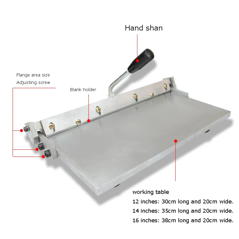 Folding Machine Manual Stainless Steel Bending Crease Handbags Wallets Tools Set Kit Professional Leather Craft Tools Skin Press