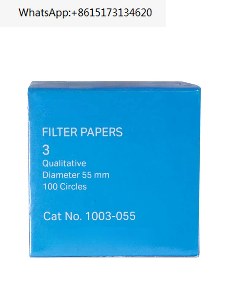 No.3 qualitative filter paper Laboratory circular 1003-055/070/090/110 aperture 6um