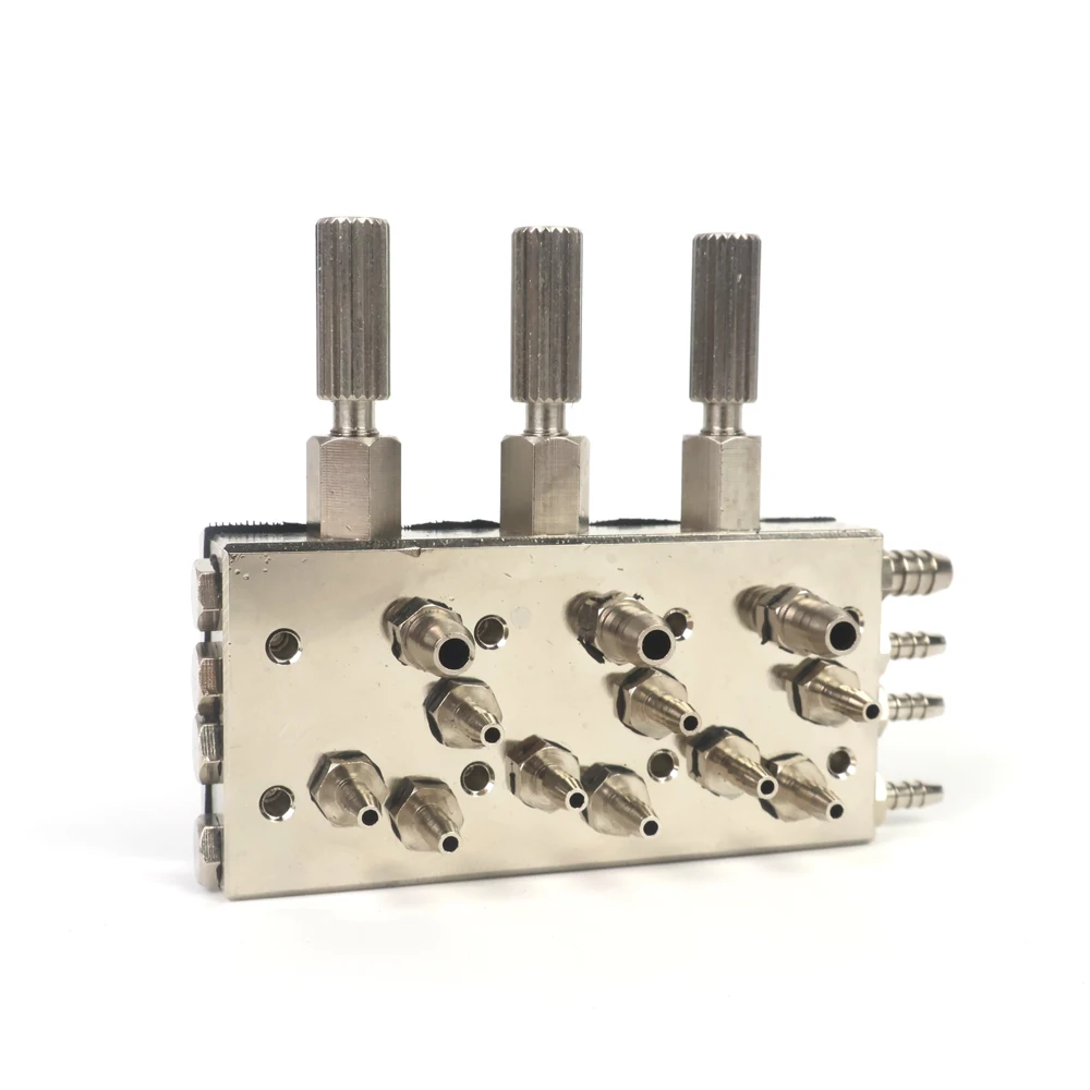 وحدة طب الأسنان صمام 3 في 1 جودة عالية التحكم في صمام الأسنان كرسي طبيب الأسنان الهواء/الماء غشاء غشاء أدوات طب الأسنان