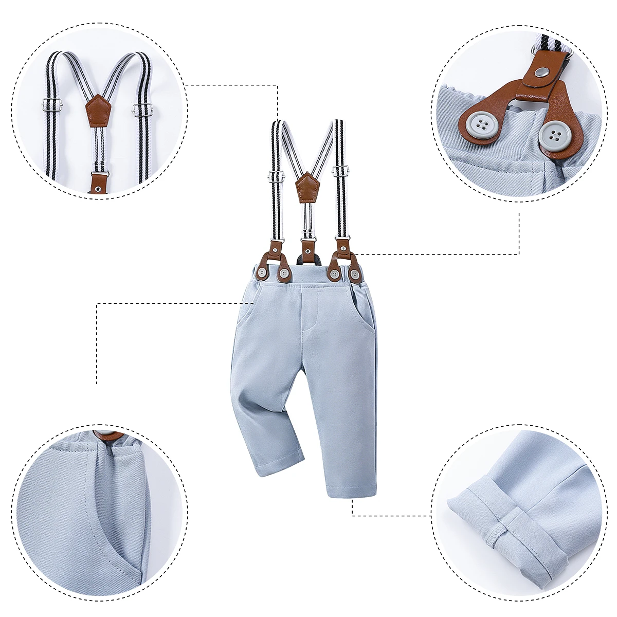 Baby Boy Easter Outfit Toddler Wedding Birthday Party Gift Set Infant Church Formal Photography New Year Clothes view 5