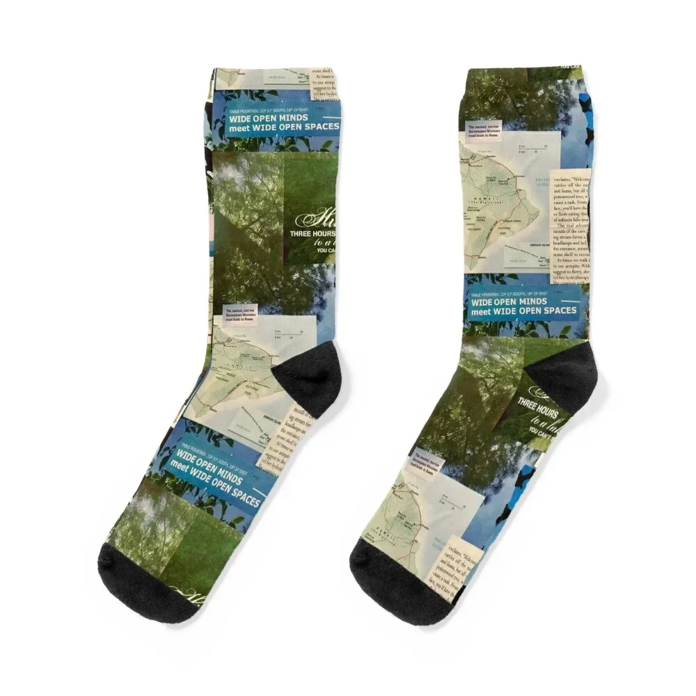 

Outdoor Love Collage Socks Men's Stockings man Men Socks Women's