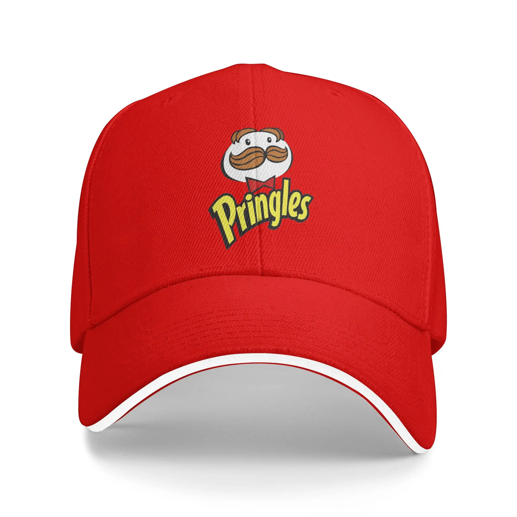Gorra de Béisbol con Logotipo de Pringles para Verano, Gorras de Hip Hop Personalizadas con Logotipo para Gimnasio al Aire Libre, Gorras de Béisbol para Parejas, Mujeres, Dropshipping